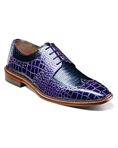 Stacy Adams Travato 25737  Wingtip Oxford Men's Dress Shoe  Purple/Black