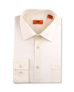 Steven Land Cream Poplin Trim Fit Dress Shirt DS115B