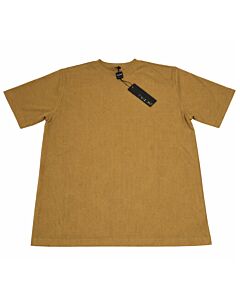Tulliano Men's Ribbed Mock Crew Neck Tee Shirt 2210 Carla Safari