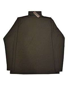 Tulliano Men's Ribbed Turtle Neck Tee Shirt 8219 Maggio Black