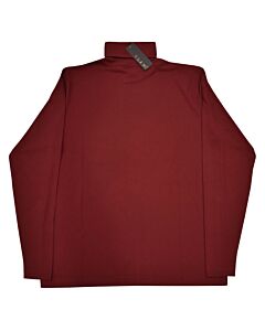 Tulliano Men's Ribbed Turtle Neck Tee Shirt 8219 Maggio Burgundy