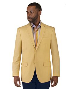 Vitali Men's Solid Butter Yellow Sport Coat C7808