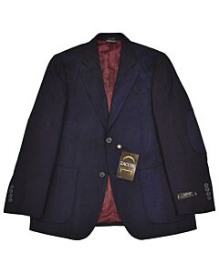 Zacchi Chenille Corduroy Sport Coat Duane 745 Navy
