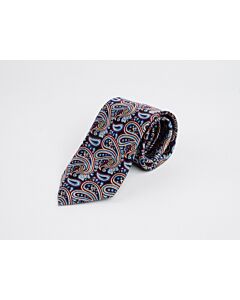 Steven Land Big Knot Burgundy Paisley Silk Tie Set-BW2410-05