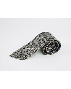 Steven Land Big Knot Gold Geometric Silk Tie Set-BW2413-01