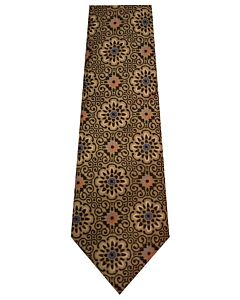 Steven Land Hi-Density Silver Floral Tie Set HD2178-2