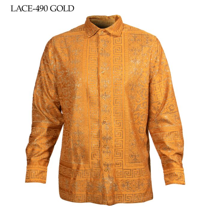 gold sheer shirt