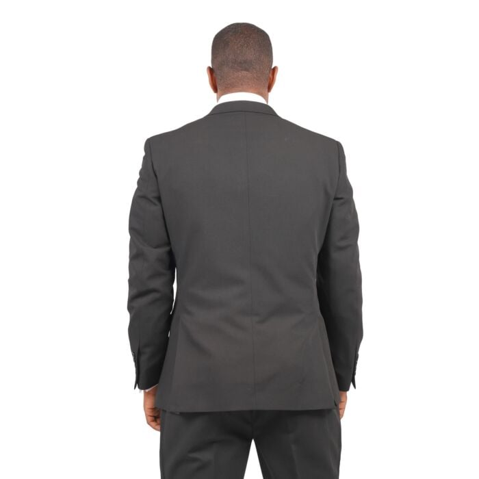 Steven Land Black Ultra Slim Fit Double Breasted Suit Elio SL55-001