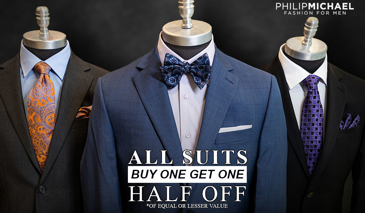 Buy One Suit Get One Suit Half Off