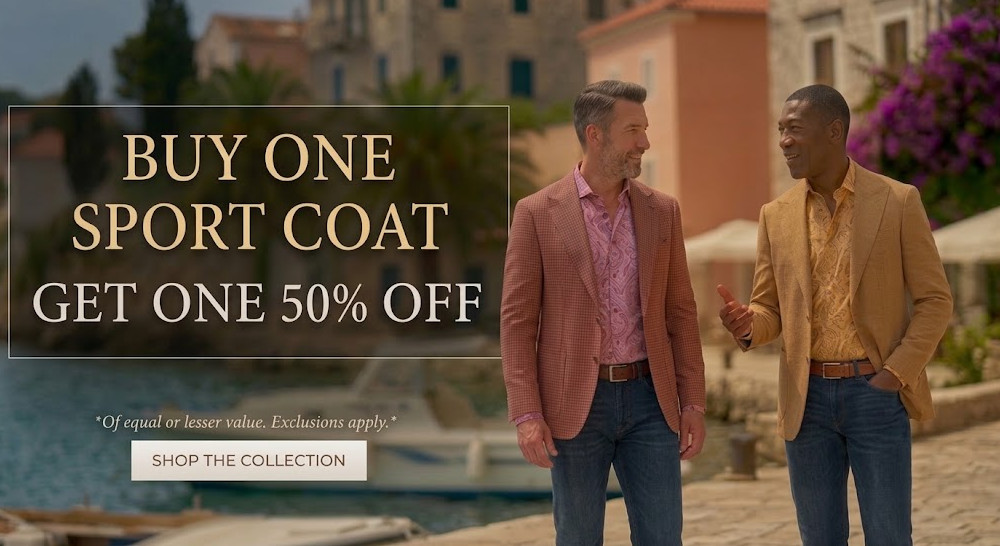 Sport Coats Buy One Get One 50% Off Sport Coats Buy One Get One 50% Off