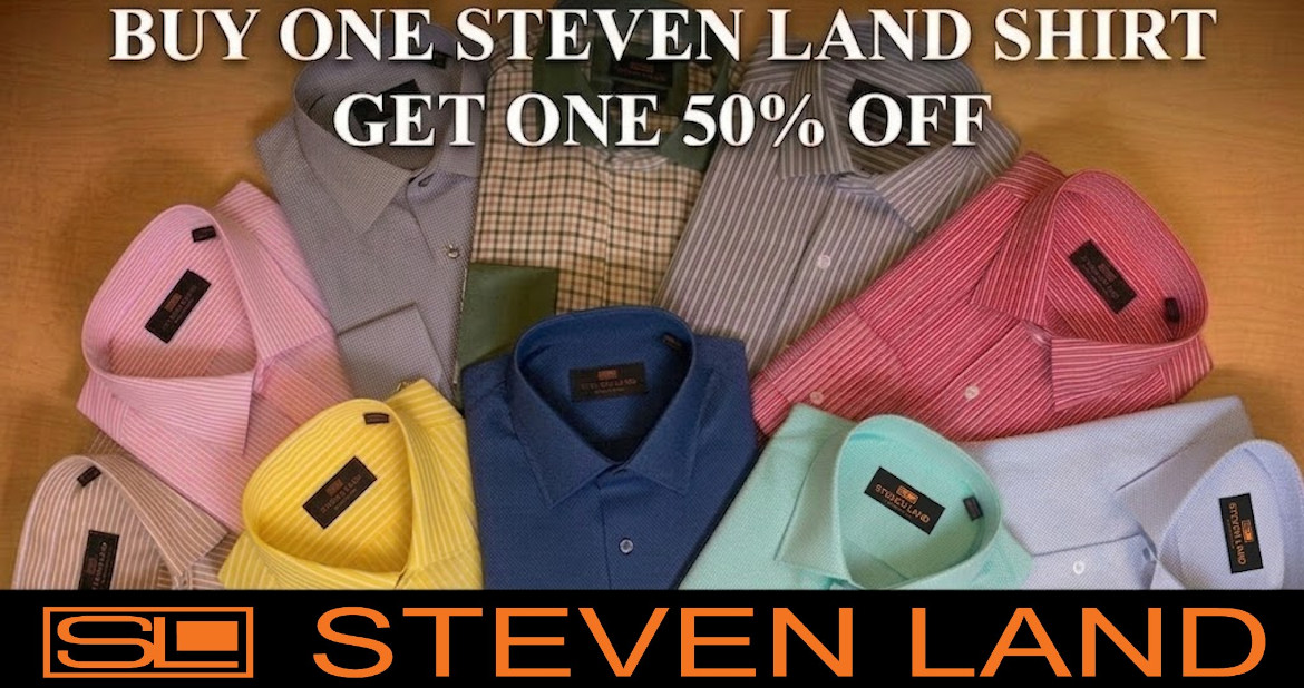 Buy One Steven Land Shirt Get One 50% Off